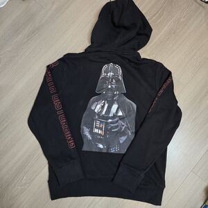 Levi's Black Hoodie with Darth Vader Graphic Size S